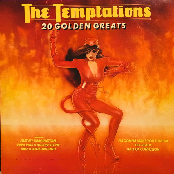 The Temptations : 20 Golden Greats (LP, Comp, Bla)