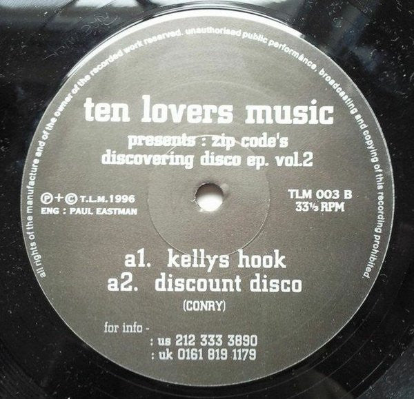 Zip Code : Discovering Disco EP Vol. 2 (12")