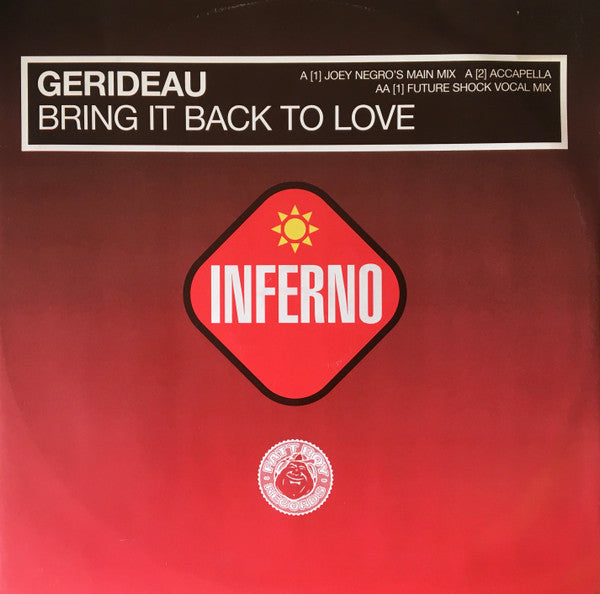 Gerideau : Bring It Back To Love (12")