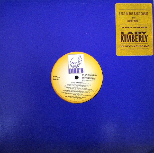 Lady Kimberly : Best In The East Coast / Jump On It (12")