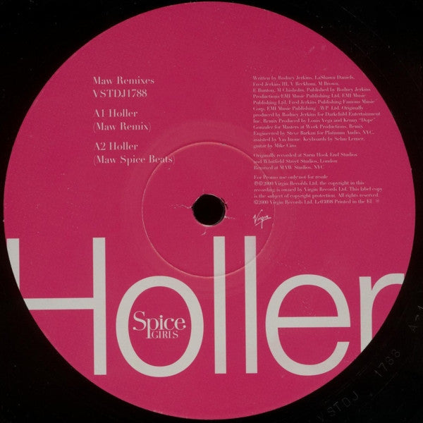 Spice Girls : Holler! (MAW Remixes) (2x12", Single, Promo)