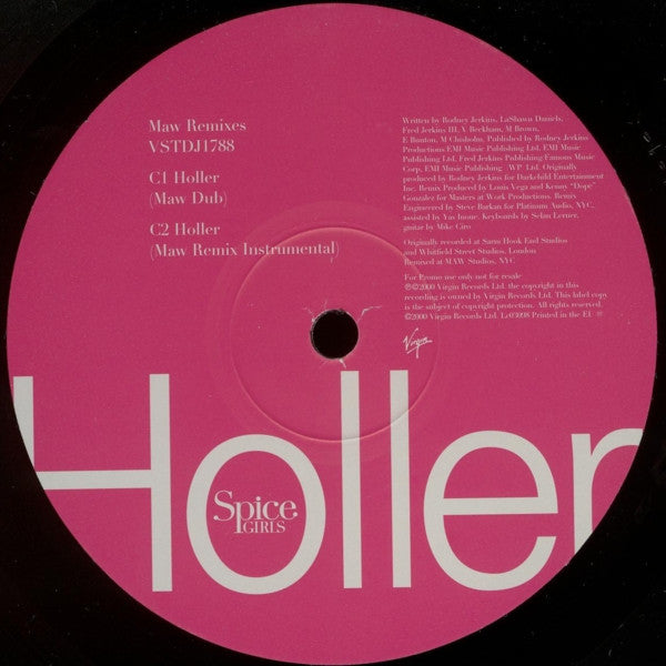 Spice Girls : Holler! (MAW Remixes) (2x12", Single, Promo)