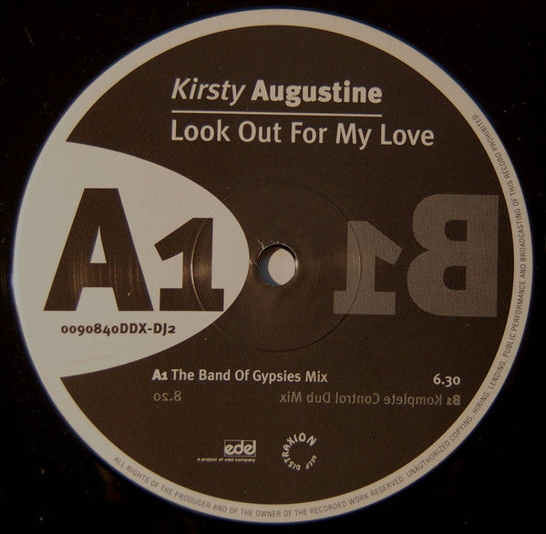 Kirsty Augustine : Look Out For My Love (12", Promo)