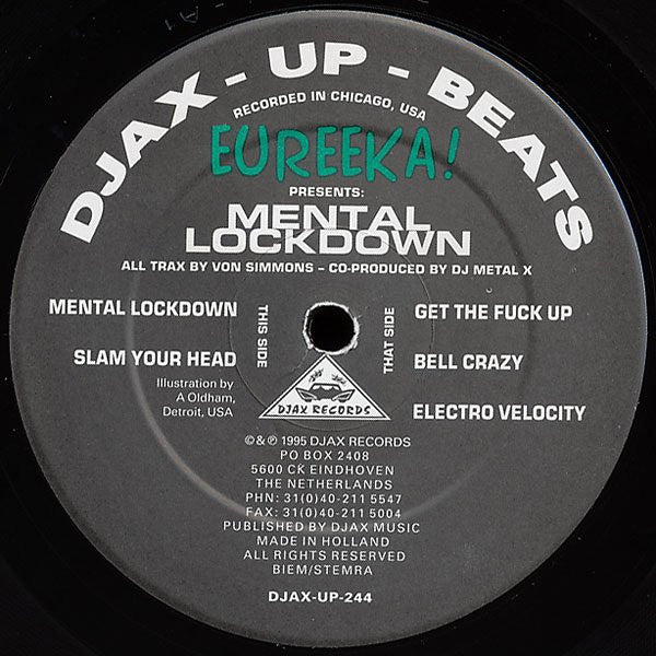 Eureeka : Mental Lockdown (12")