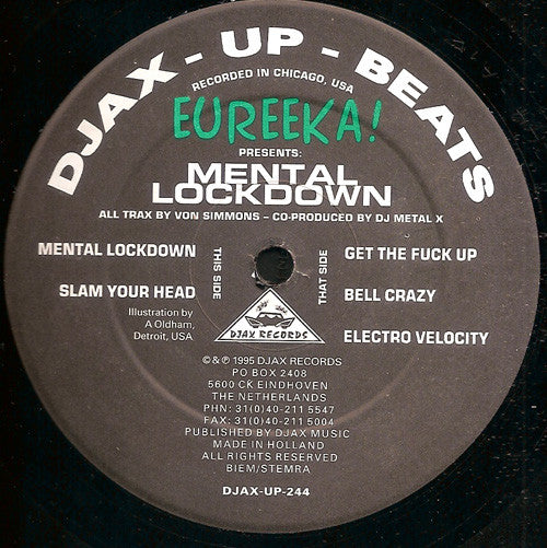 Eureeka : Mental Lockdown (12")