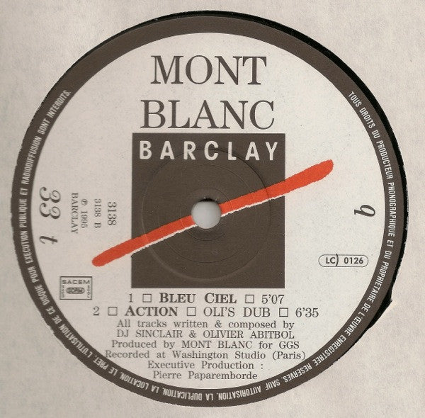 Mont Blanc (2) : Action (12")