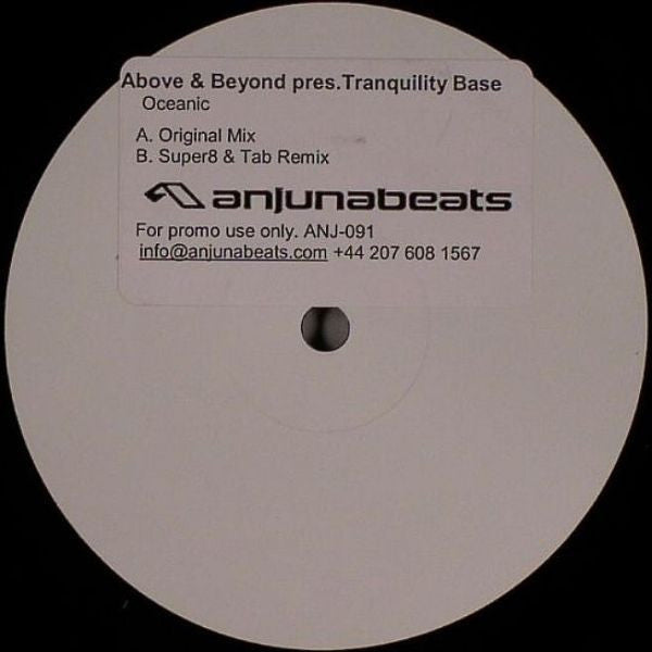 Above & Beyond Pres. Tranquility Base : Oceanic (12", Promo, W/Lbl, Sti)