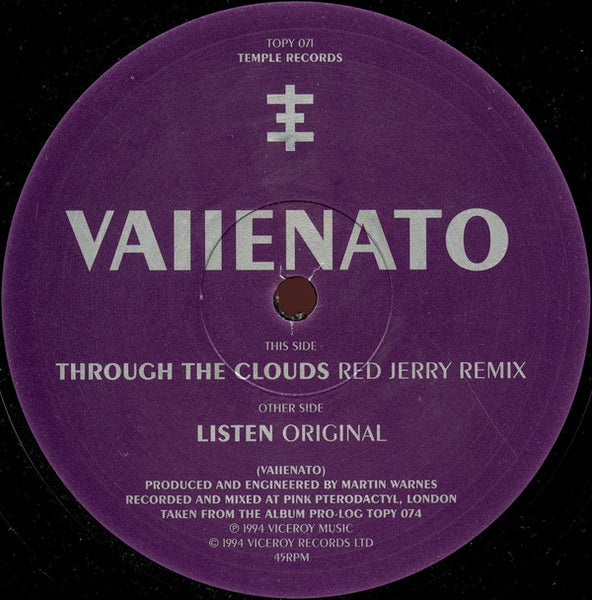 Vallenato : Through The Clouds (12")