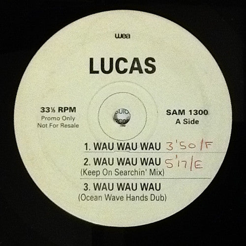 Lucas (2) : Wau Wau Wau (12", Promo)