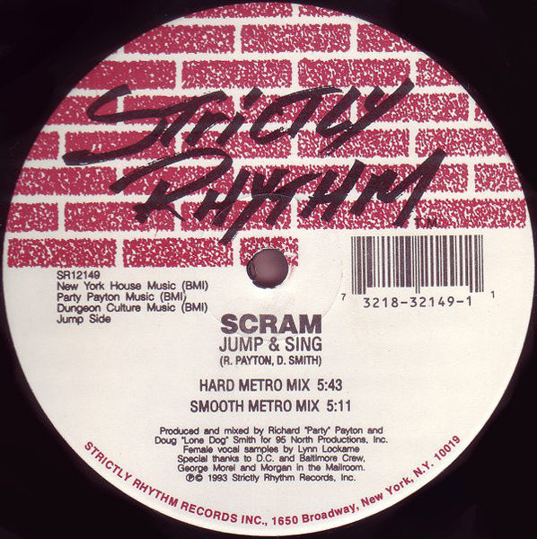 Scram (3) : Jump & Sing / Work Me (12")