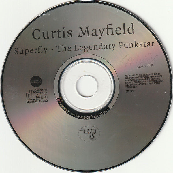Curtis Mayfield : Superfly The Legendary Funkstar (CD, Album, Comp)
