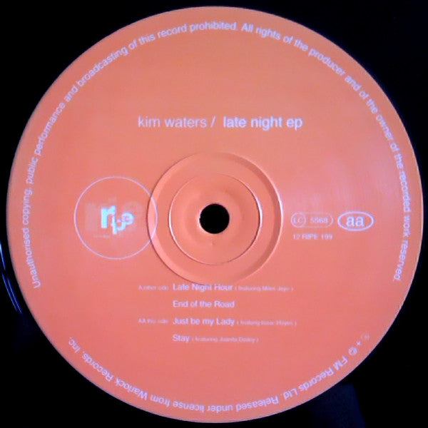 Kim Waters : Late Night EP (12", EP)
