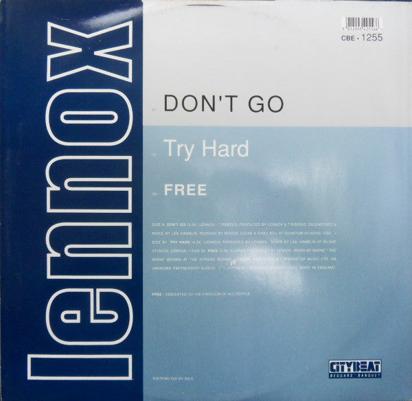 Lennox (3) : Don't Go (12")