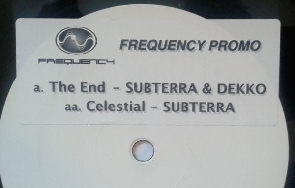 Subterra & Dekko (3) : The End / Celestial (12", Promo, Sti)