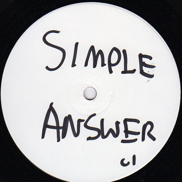 Verbos* : Only A Danger To Myself (12", Promo, W/Lbl)