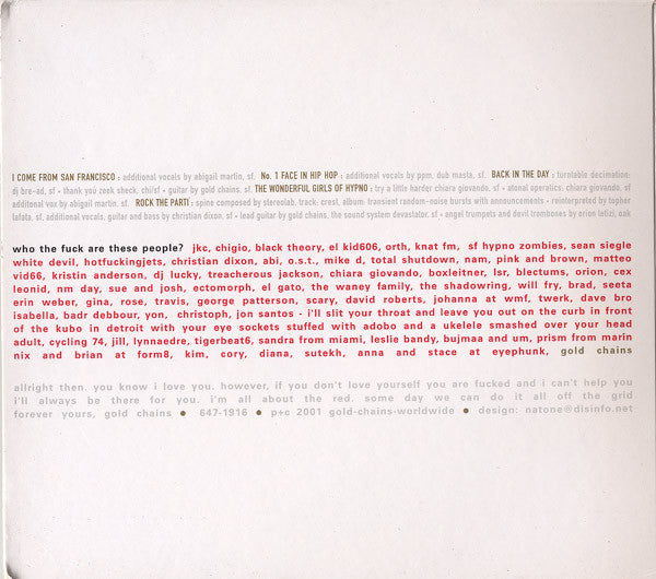 Gold Chains : Gold Chains EP (CD, EP)