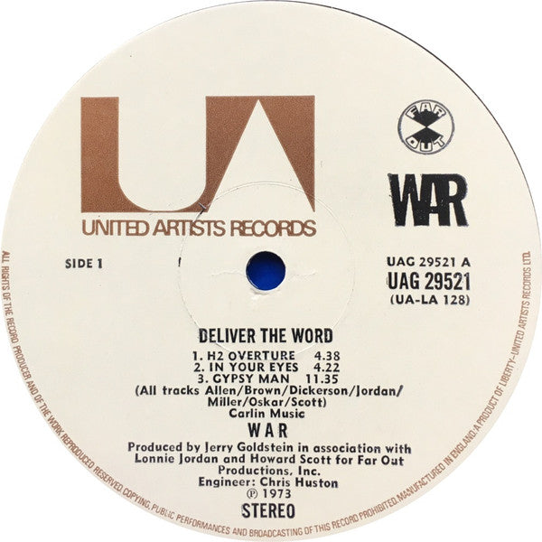 War : Deliver The Word (LP, Album)