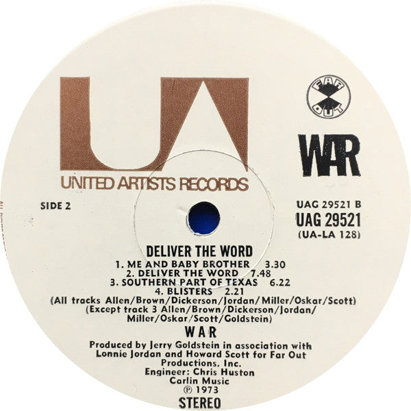 War : Deliver The Word (LP, Album)