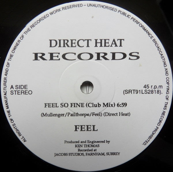 Feel (7) : Feel So Fine (12")