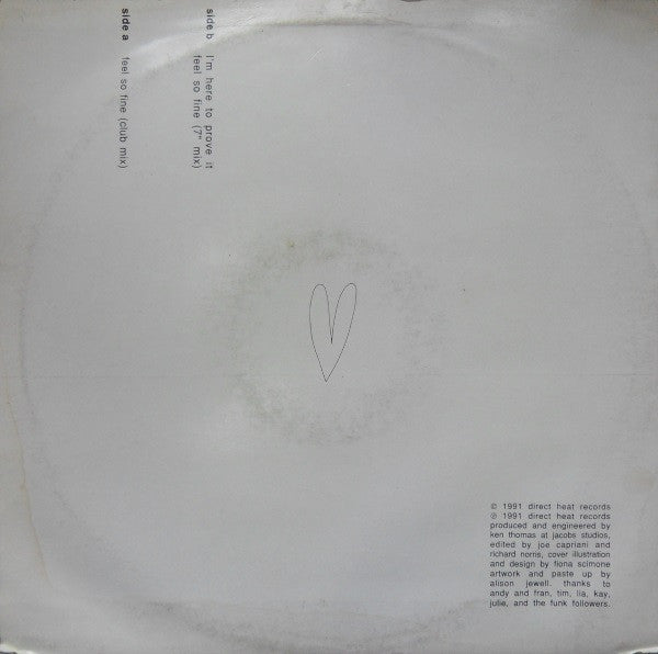 Feel (7) : Feel So Fine (12")