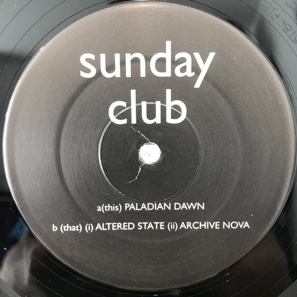 Sunday Club : Paladian Dawn (12", Promo)