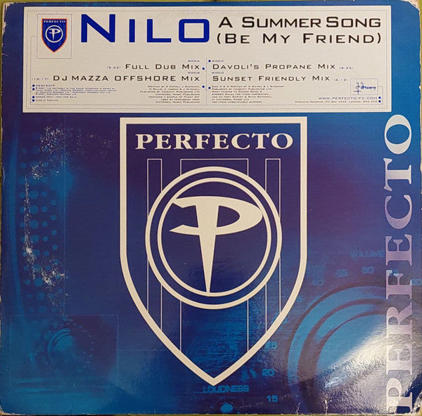 Nilo : A Summer Song (Be My Friend) (2x12", Promo)
