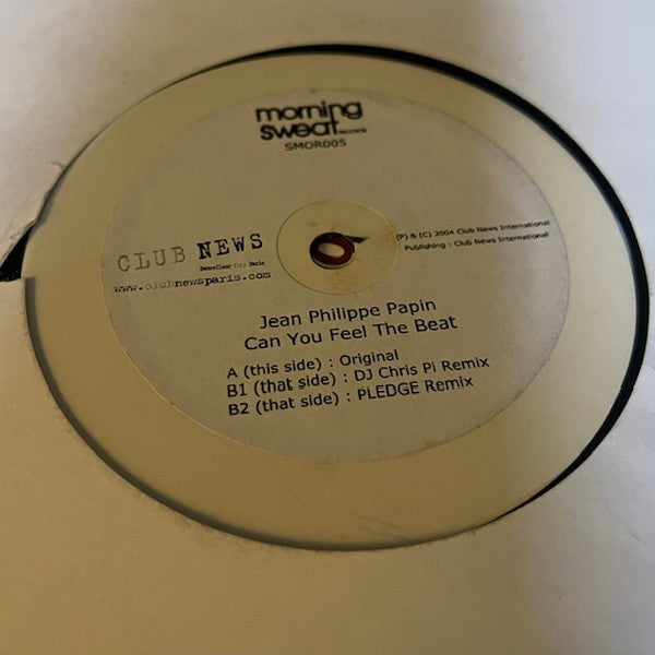 Jean Philippe Papin : Can You Feel The Beat (12", Promo, W/Lbl, Sti)