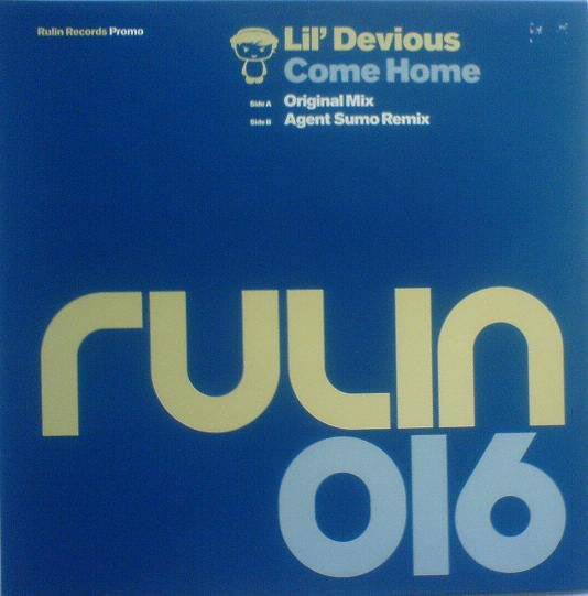 Lil' Devious : Come Home (12", Promo)