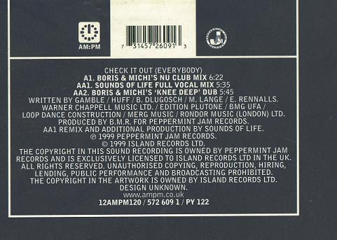 B.M.R* Featuring Felicia* : Check It Out (Everybody) (12", Dua)