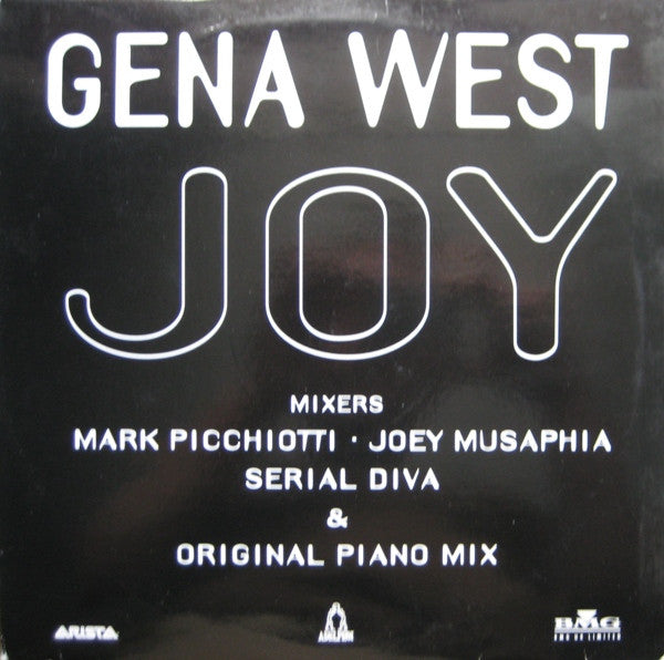 Gena West : Joy (2x12", Promo)