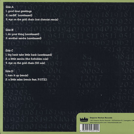 Ugly Duckling : Eye On The Remix LP (Remixed & Unreleased) (2xLP, Unofficial)