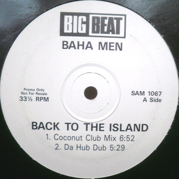 Baha Men : Back To The Island (12", Promo)