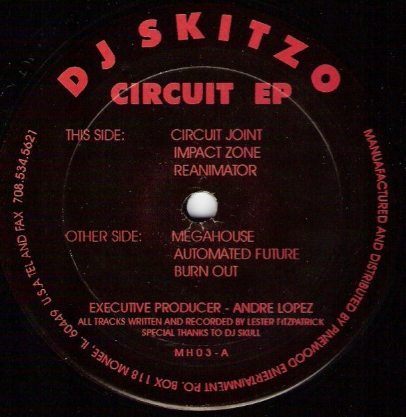 DJ Skitzo : Circuit EP (12", EP)