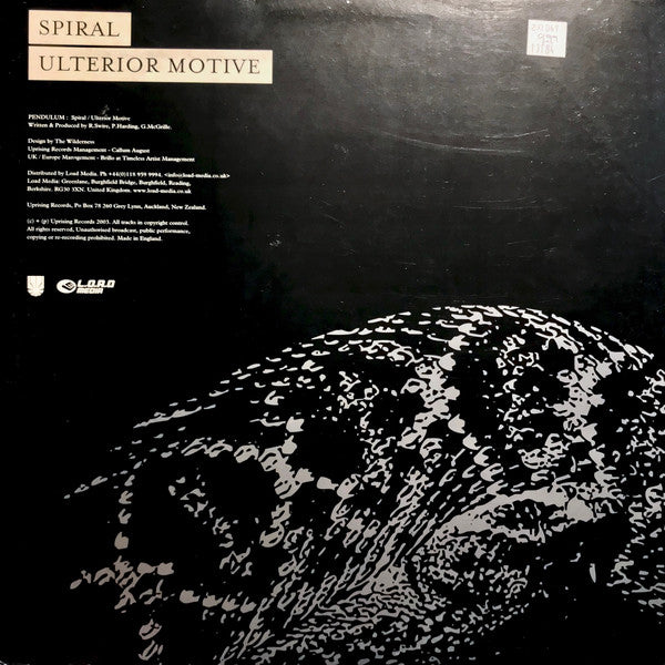 Pendulum (3) : Spiral / Ulterior Motive (12", Single)