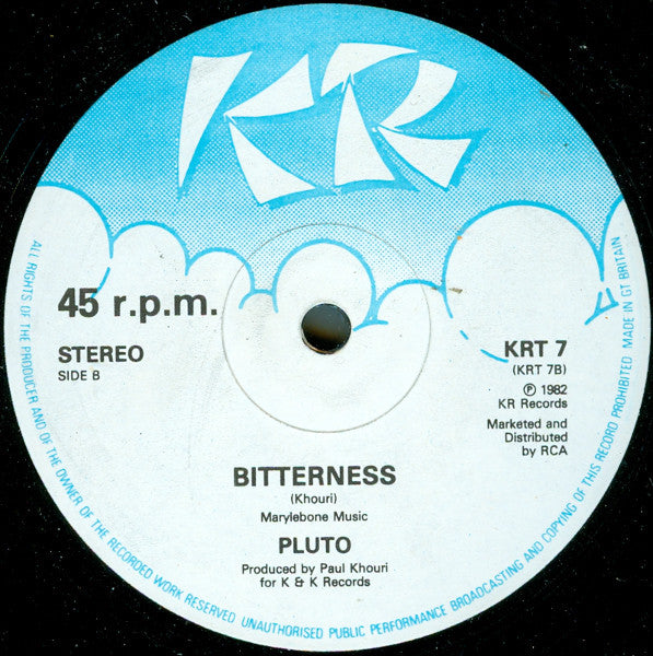Pluto Shervington : I Man Bitter / Bitterness (12")