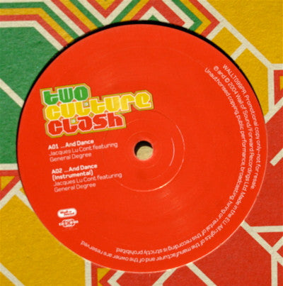 Two Culture Clash : ... And Dance (12", Promo)