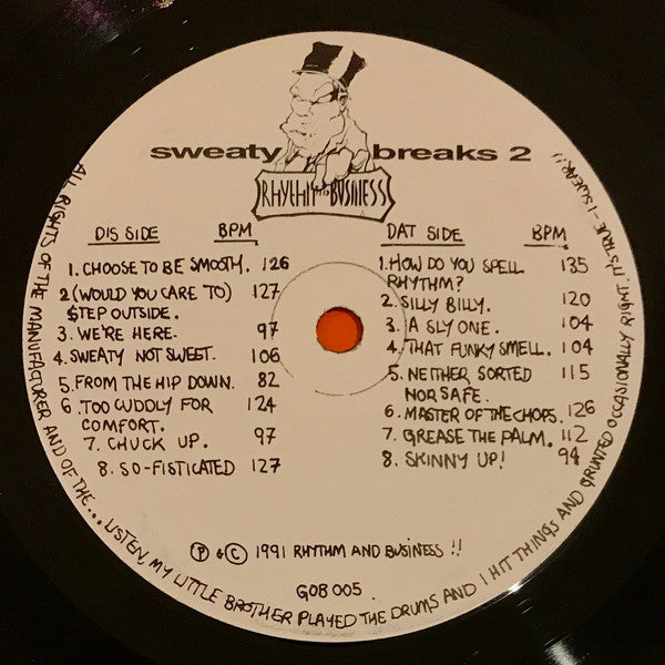 Sweatybreaks 2 : 16 Steaming Breaks (LP)