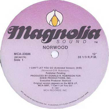 Norwood : I Can't Let You Go (12")