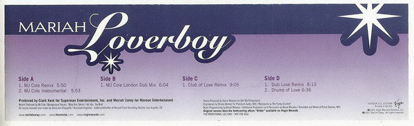 Mariah* : Loverboy (2x12", Promo)