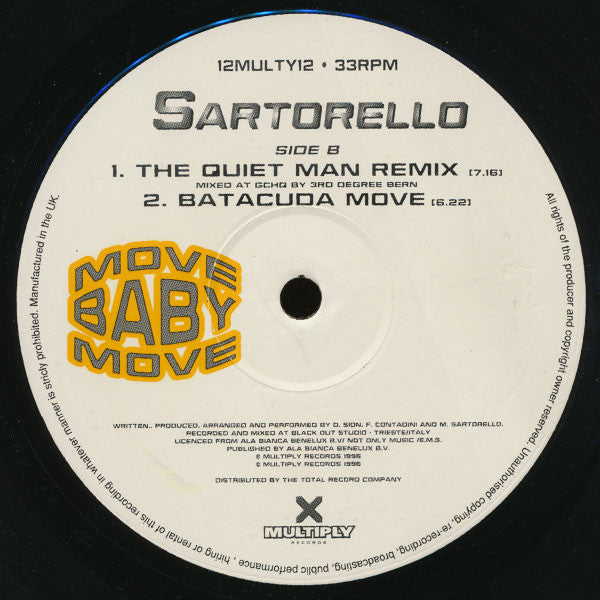 Sartorello* : Move Baby Move (12")