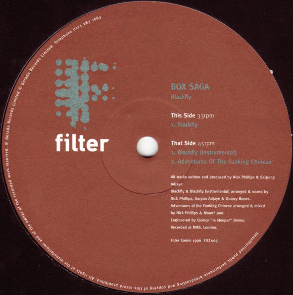 Box Saga* : Blackfly (12")