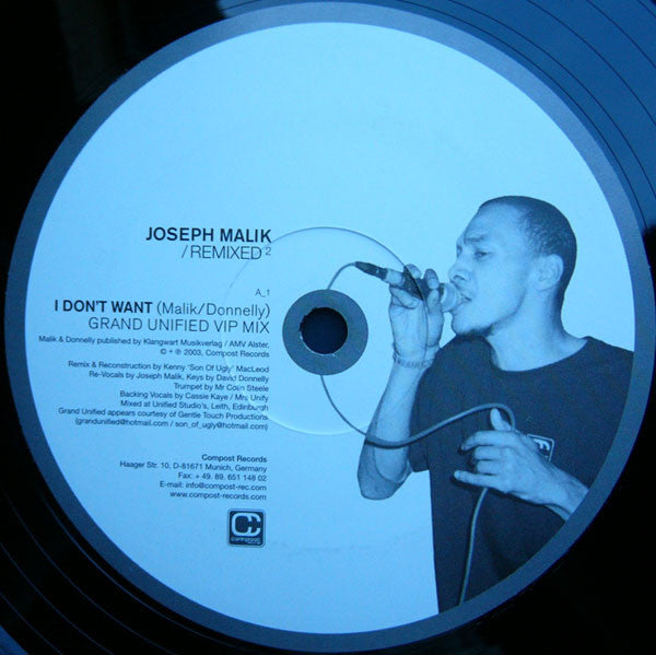 Joseph Malik : Remixed ² (12")