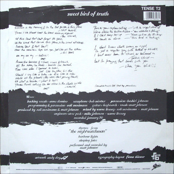 The The : Sweet Bird Of Truth (12")