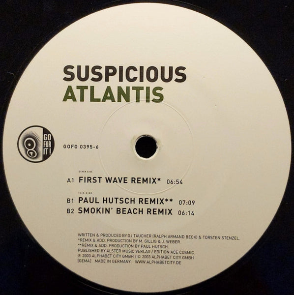 Suspicious : Atlantis (12")