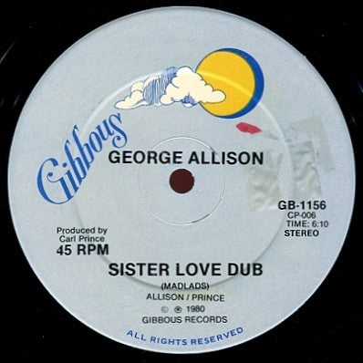 George Allison : Sister Love (12", 2nd)