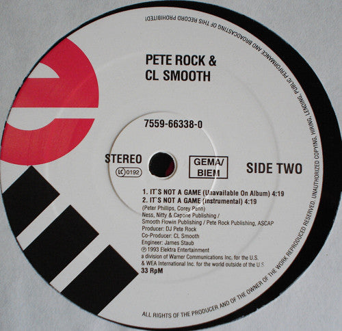 Pete Rock & C.L. Smooth : Lots Of Lovin (12")