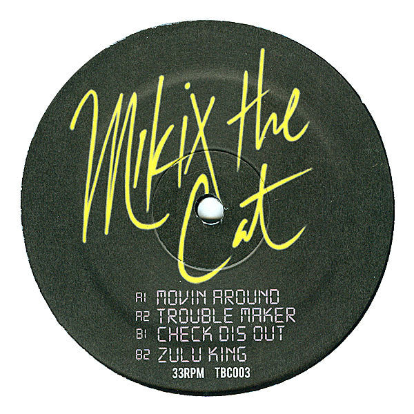 Mikix The Cat : Movin' Around (12", EP)
