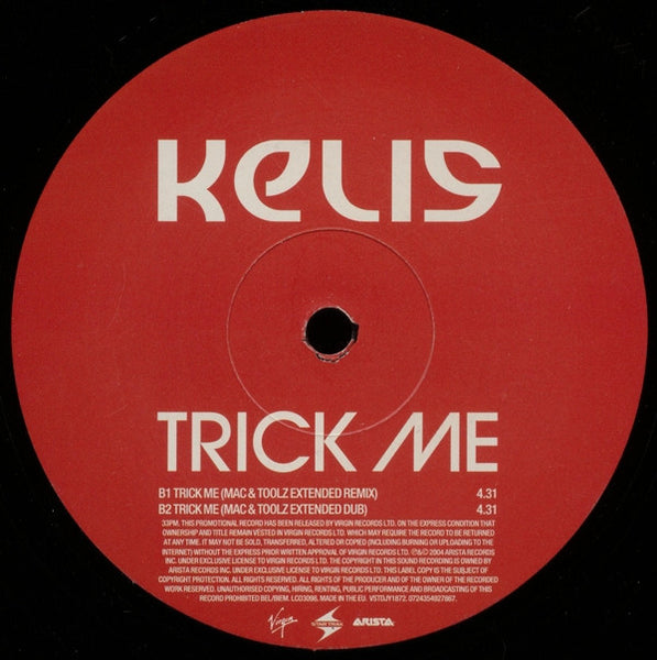 Kelis : Trick Me (12", Promo)