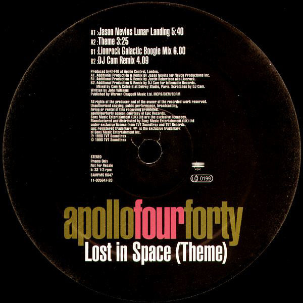 Apollo Four Forty* : Lost In Space (Theme) (12", Promo, Gat)