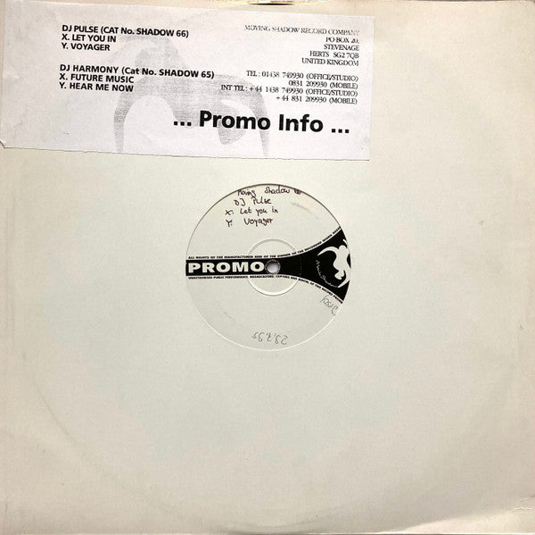 DJ Pulse : Let You In / Voyager (12", Promo)
